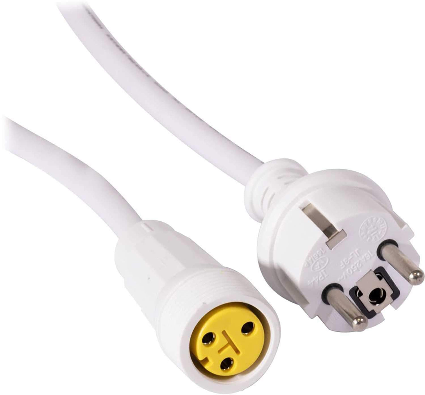 Elation White Power In Adaptor Cable - PSSL ProSound and Stage Lighting