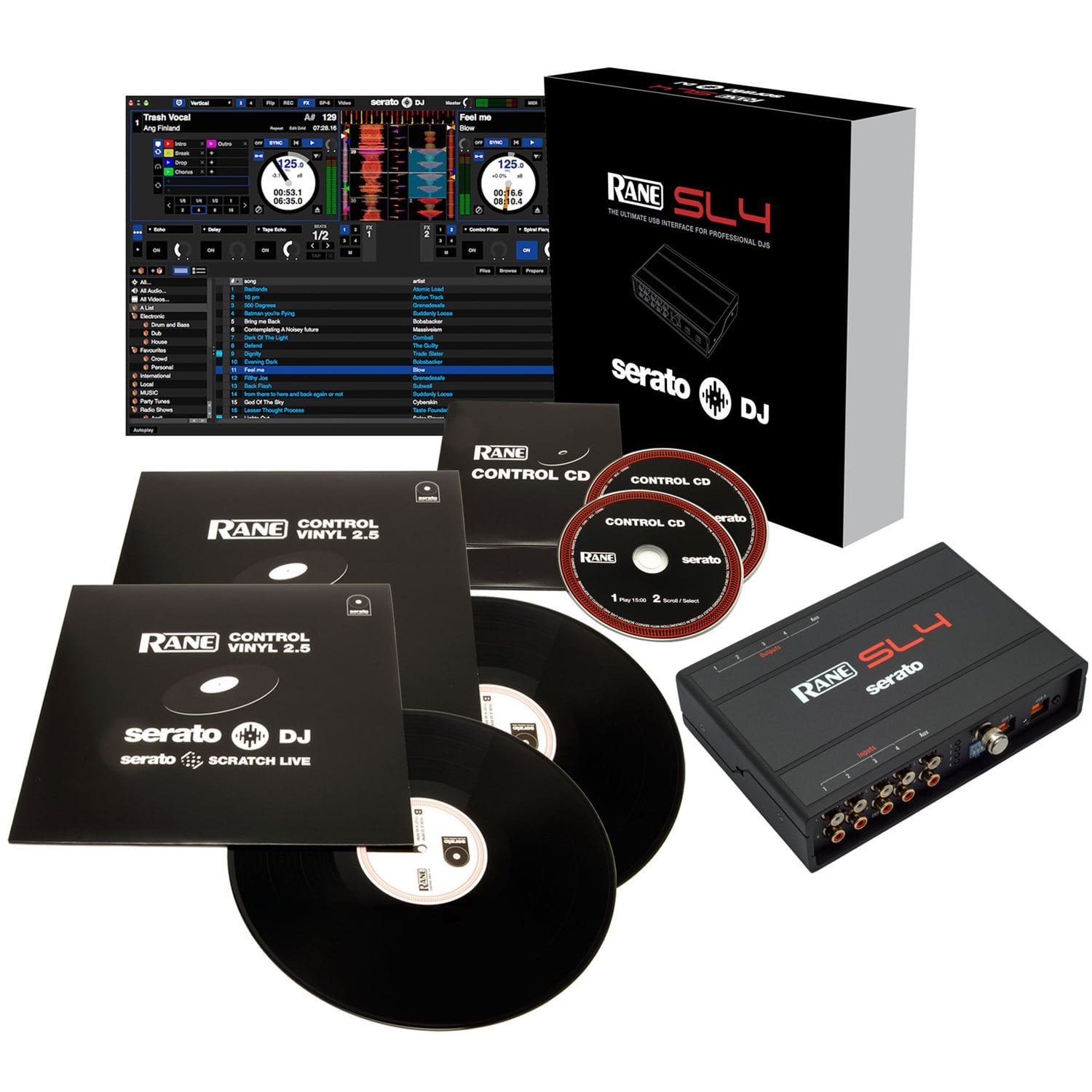 RANE SL4 Serato DJ Interface Digital Vinyl System | Solotech