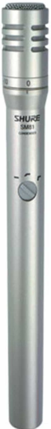 Shure SM81 Small-Diaphragm Condenser Microphone - PSSL ProSound and Stage Lighting