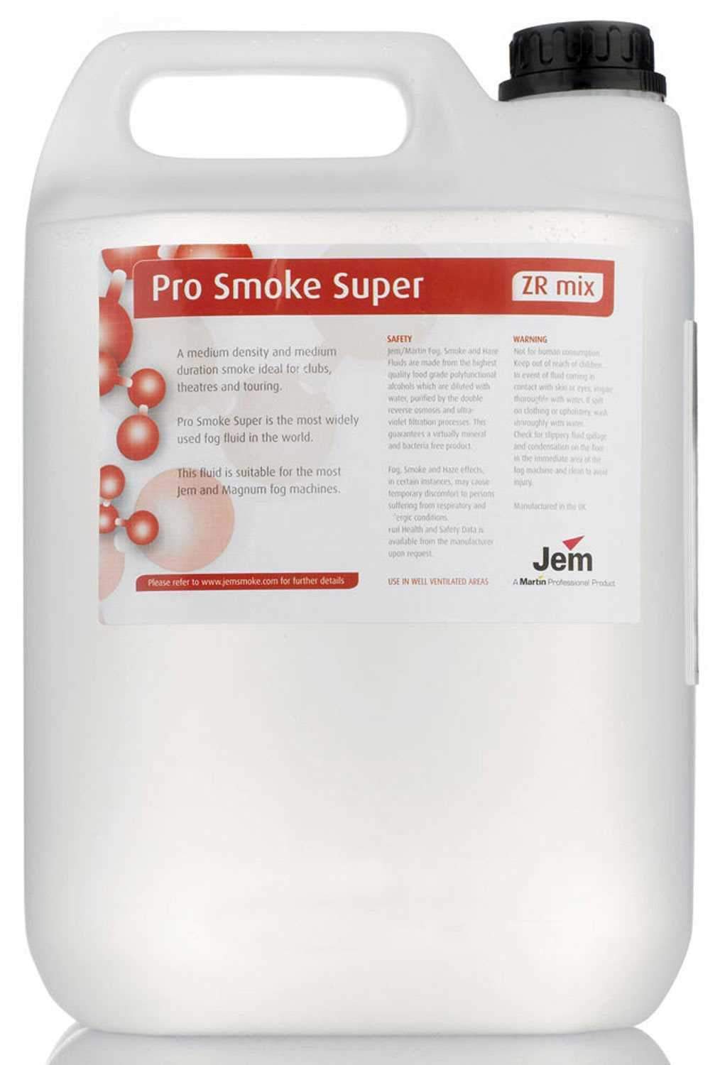 Martin Pro Smoke Super ZR Mix Fog Fluid 25L - PSSL ProSound and Stage Lighting