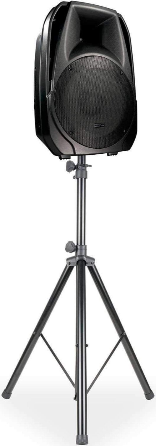 Accu-Stand SPSX2B Dual Speaker Stand Set with Carry Bag - PSSL ProSound and Stage Lighting
