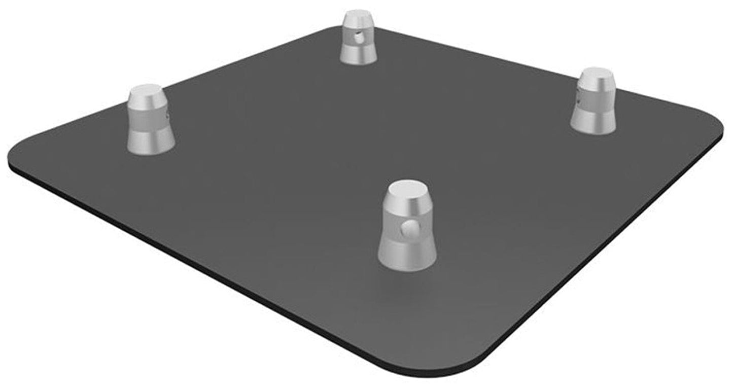 Global Truss SQ-4137H-BLK 16" X 16" Base Plate Black for F34 - ProSound and Stage Lighting