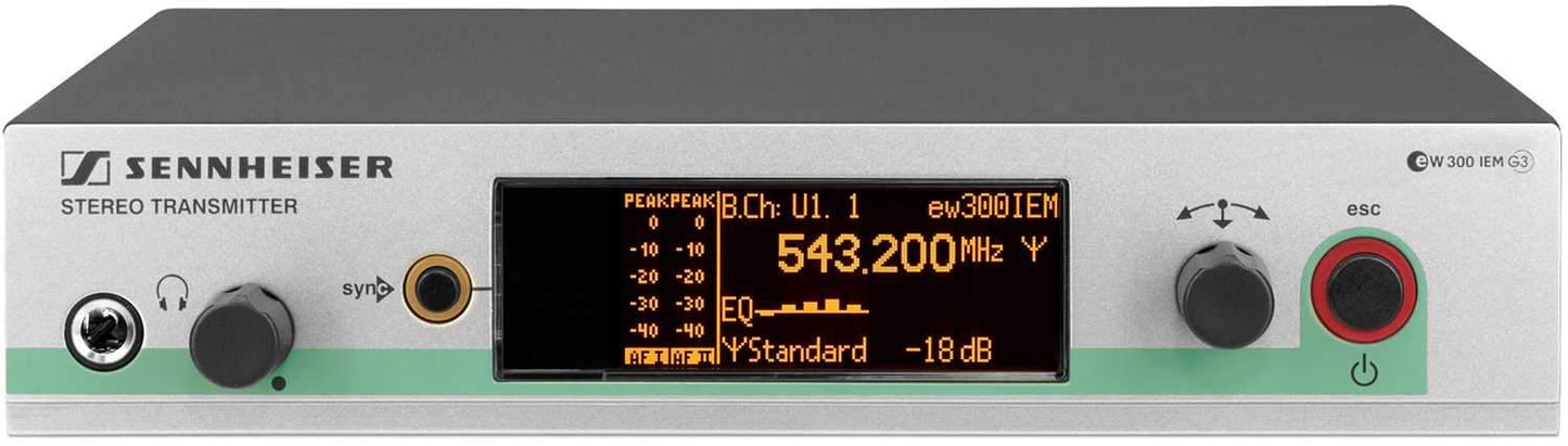 Sennheiser SR 300 IEM G3 Stereo IEM Transmitter G - PSSL ProSound and Stage Lighting