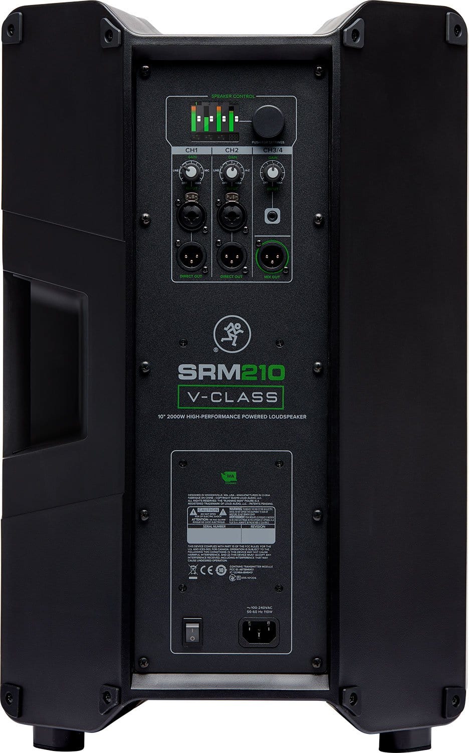 Mackie SRM210 V Class 10In 2000W Powered Speaker - PSSL ProSound and Stage Lighting