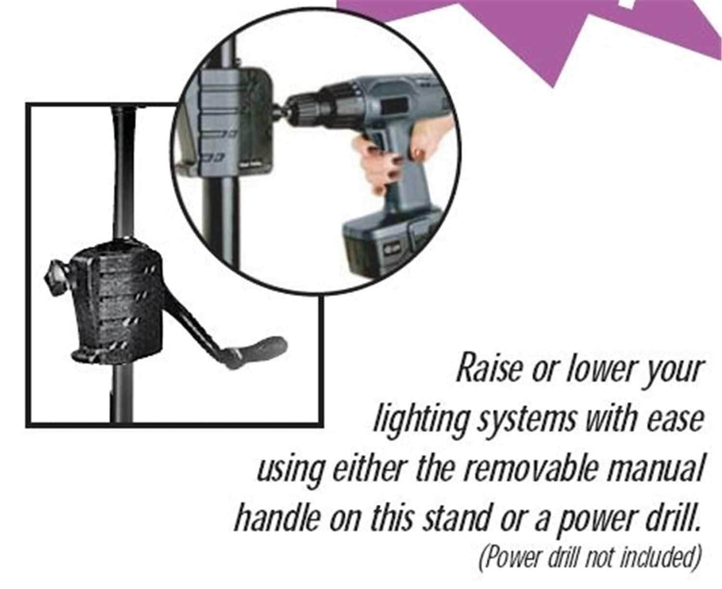 On-Stage SS8800 Crank Up Speaker Stand - PSSL ProSound and Stage Lighting