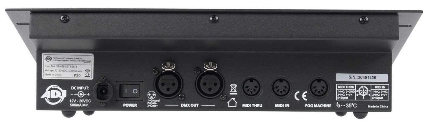 ADJ American DJ Stage Setter 8 Channel Lighting Controller - PSSL ProSound and Stage Lighting