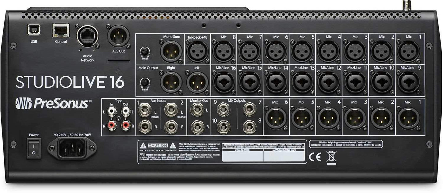 PreSonus Studiolive 16 Series III 16-Channel Digital Mixer - PSSL ProSound and Stage Lighting