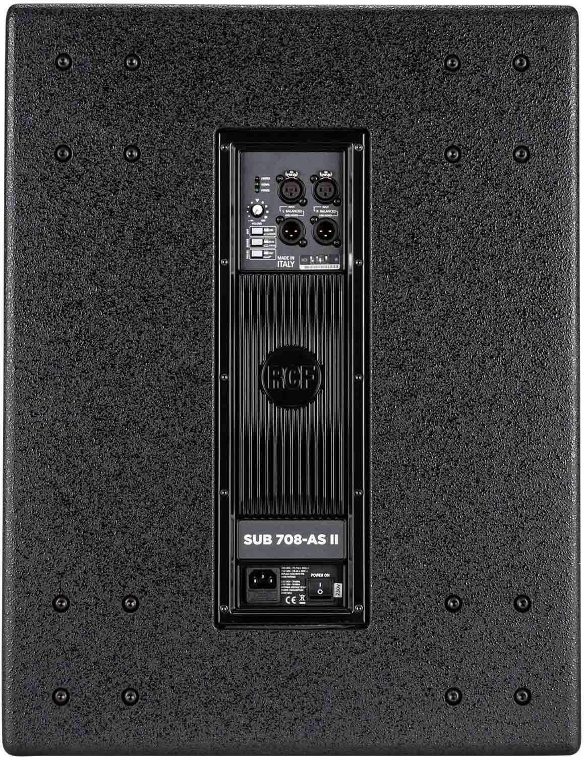 RCF SUB708-AS-MKII Powered 18-Inch Subwoofer - PSSL ProSound and Stage Lighting