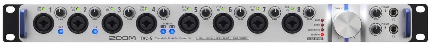 Zoom TAC-8 8-Ch Thunderbolt Audio Interface - PSSL ProSound and Stage Lighting