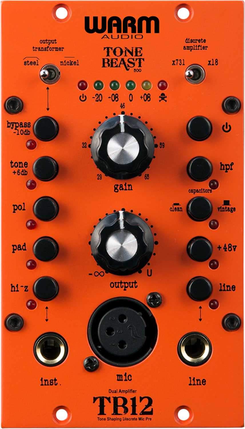 Warm Audio TB12-500 Mic Preamp/DI - PSSL ProSound and Stage Lighting