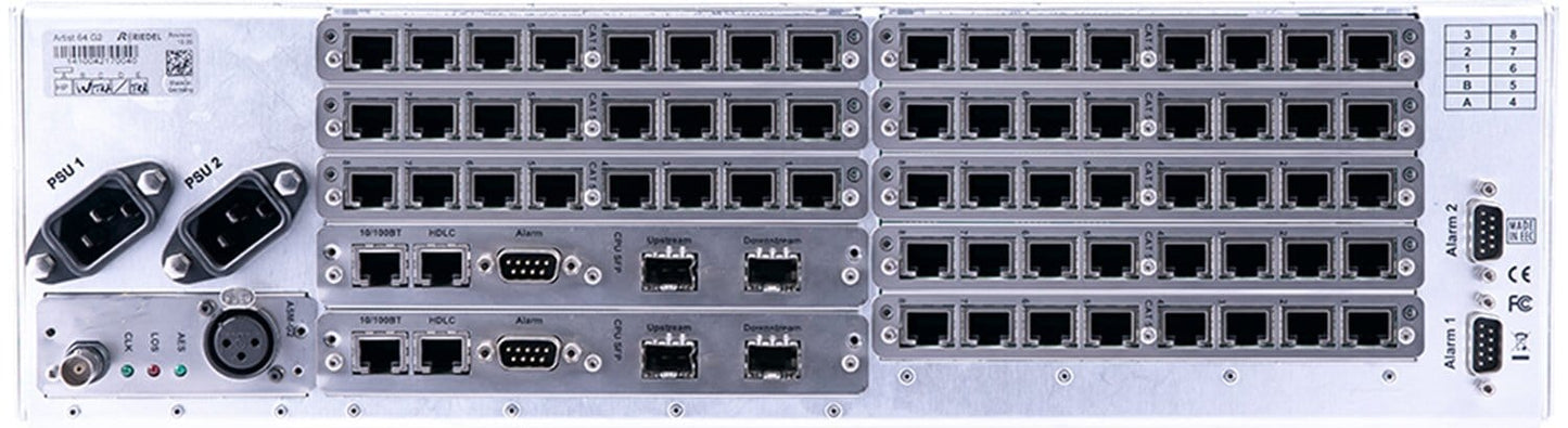 Riedel ARTIST64 Digital Com Matrix 3U 64-Port - PSSL ProSound and Stage Lighting