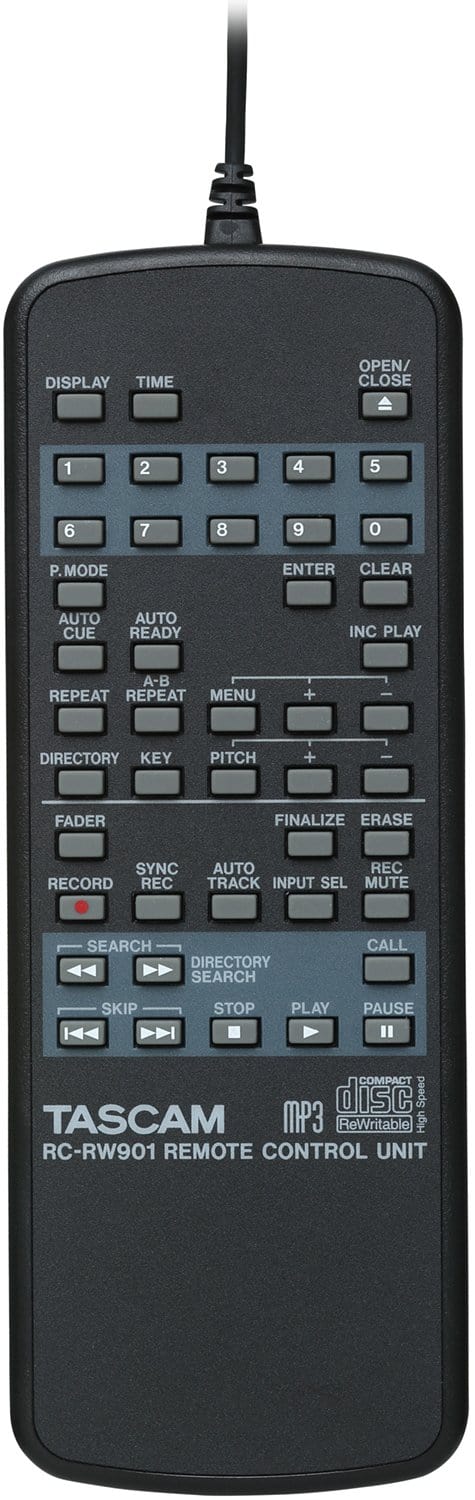 Tascam CD-RW901MKII Professional CD Recorder - Solotech