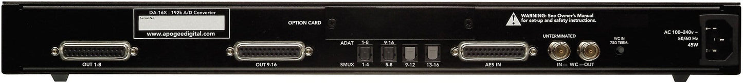 Apogee DA-16X 16-Out D/A Converter - Solotech