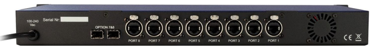 ELC Lighting DLS8GB dmXLAN switch 8-Ports 1Gb Managed Network Switch - PSSL ProSound and Stage Lighting