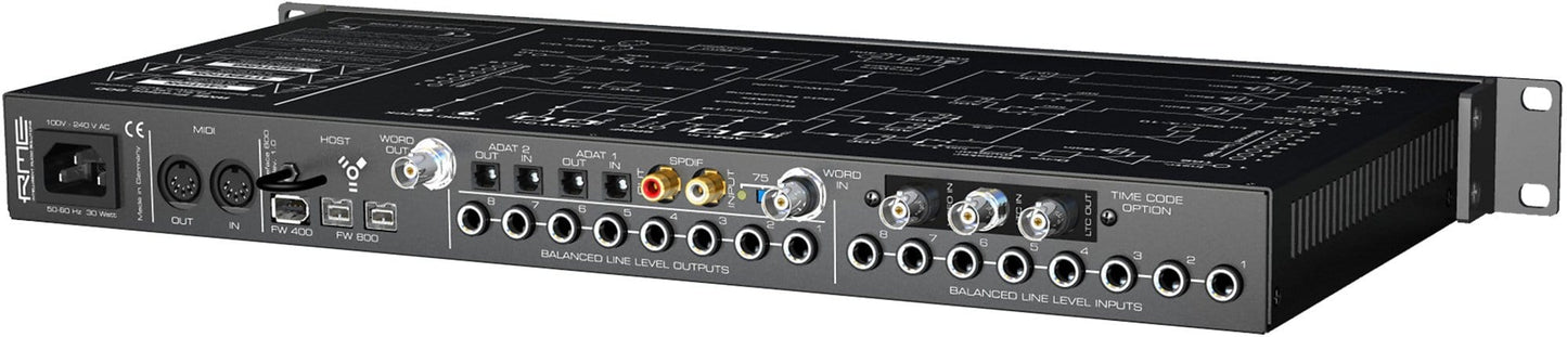 RME FIREFACE800 56-Channel Firewire Audio Interface - PSSL ProSound and Stage Lighting