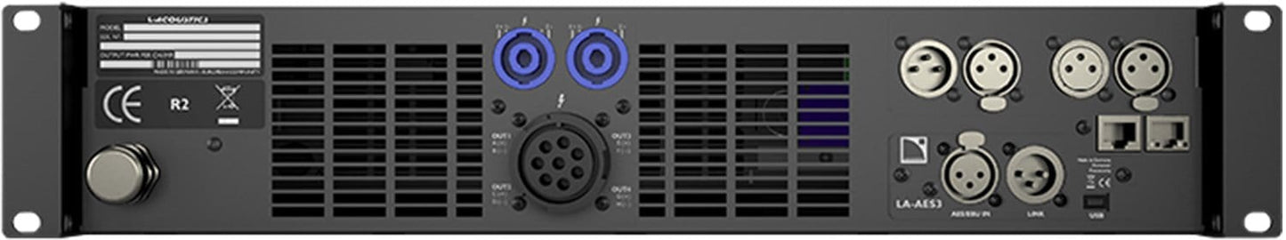 L-Acoustics LA8 4-Channel 1800 Watt Audio Amplifier - Solotech