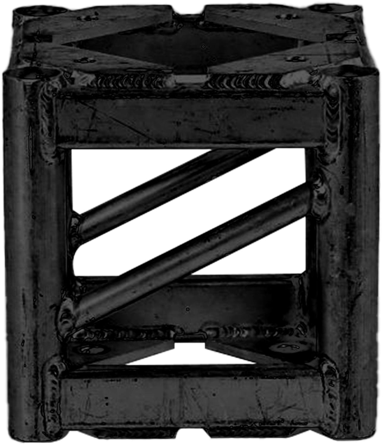 KAD TKD124BB Black 12" x 1' Bolted Kad Series Truss - PSSL ProSound and Stage Lighting