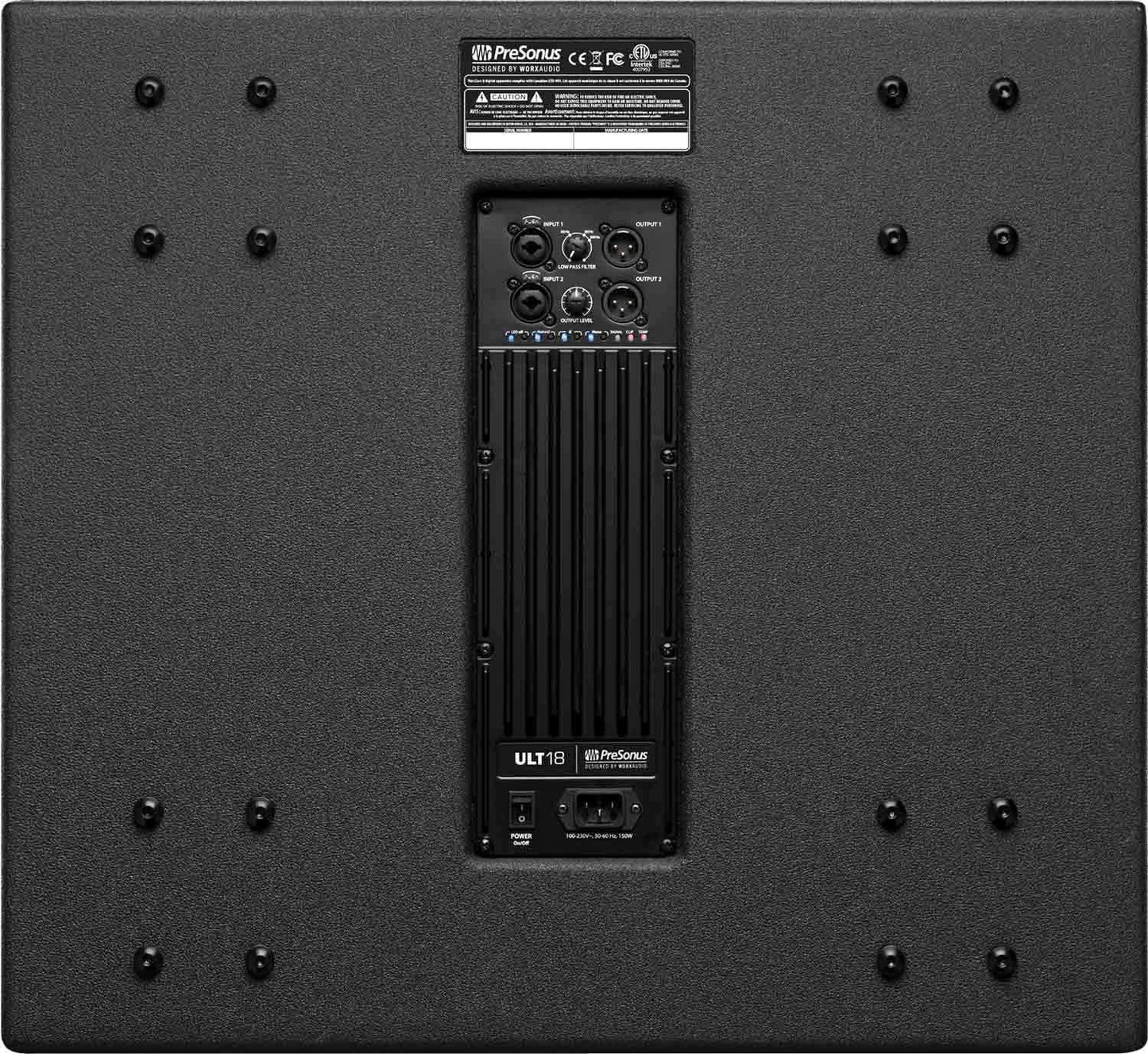 PreSonus ULT18 18-Inch Powered Subwoofer - PSSL ProSound and Stage Lighting