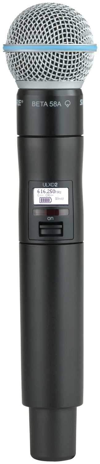 Shure ULXD2B58 Handheld Transmitter with Beta 58A - PSSL ProSound and Stage Lighting