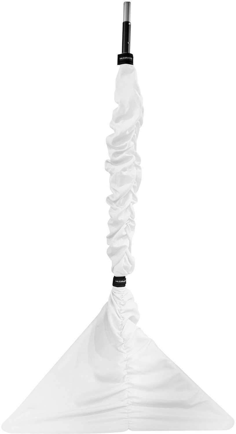 Ultimate USDJ-PSW-T White Tall Tripod Speaker Stand Sleeve Pair - PSSL ProSound and Stage Lighting