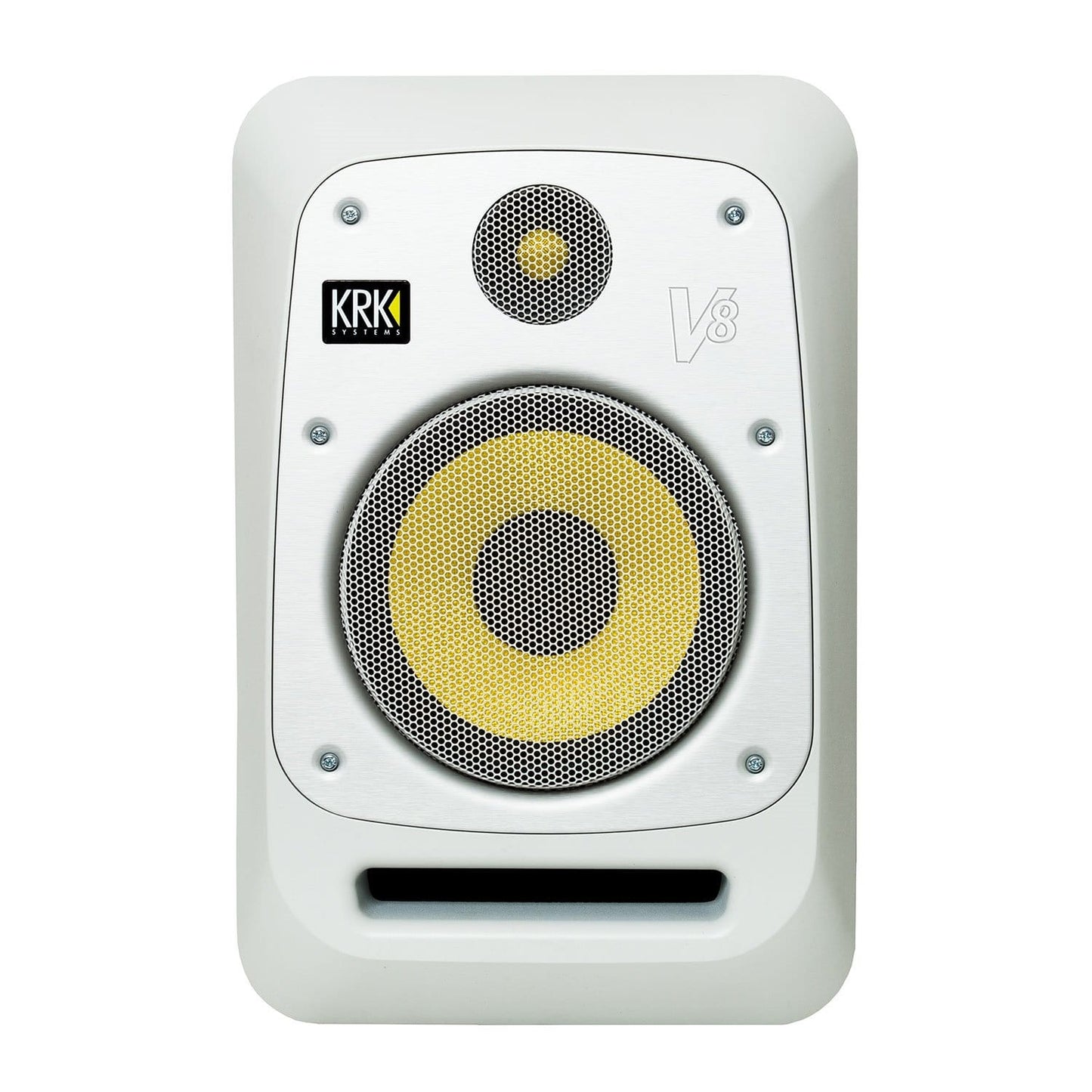 KRK V Series 4 White Noise 8-In Powered Studio Monitor - PSSL ProSound and Stage Lighting