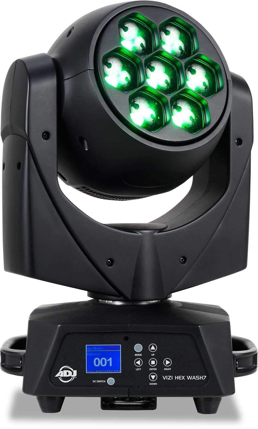 ADJ American DJ Vizi Hex Wash 7 LED 7x15-Watt Hex Moving Head
