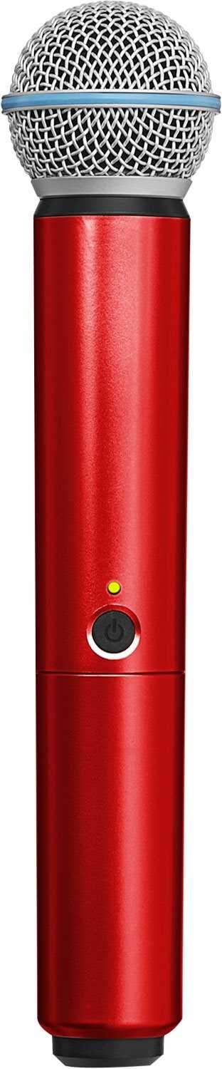 Shure BLX SM58/B58 Wireless Mic Handle Red - PSSL ProSound and Stage Lighting