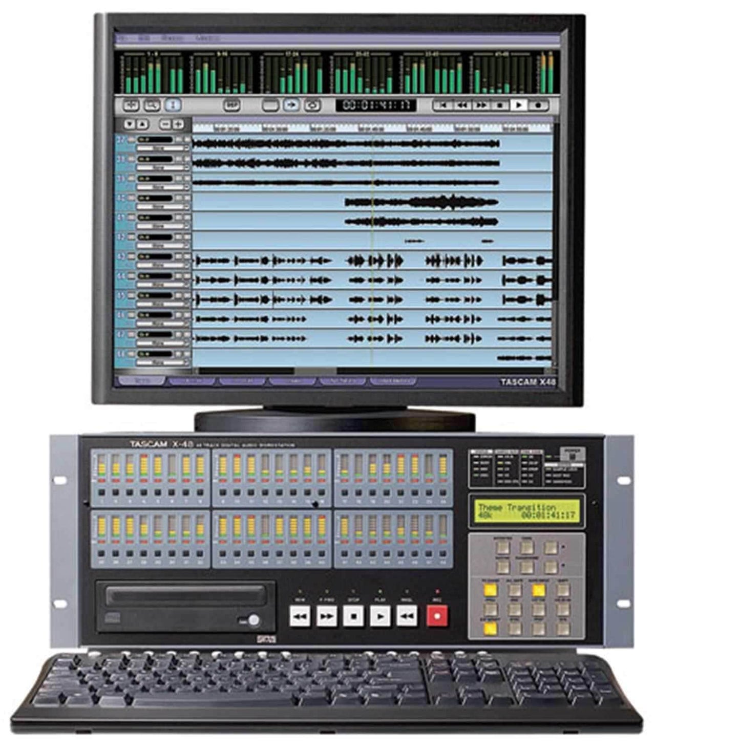 Tascam X-48 48-Track Hybrid Hard Disk Workstation - PSSL ProSound and Stage Lighting