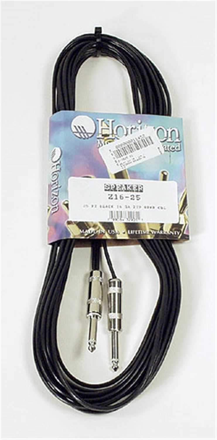 Speaker Cable 25 Ft 1/4 to 1/4 - 16AWG - PSSL ProSound and Stage Lighting