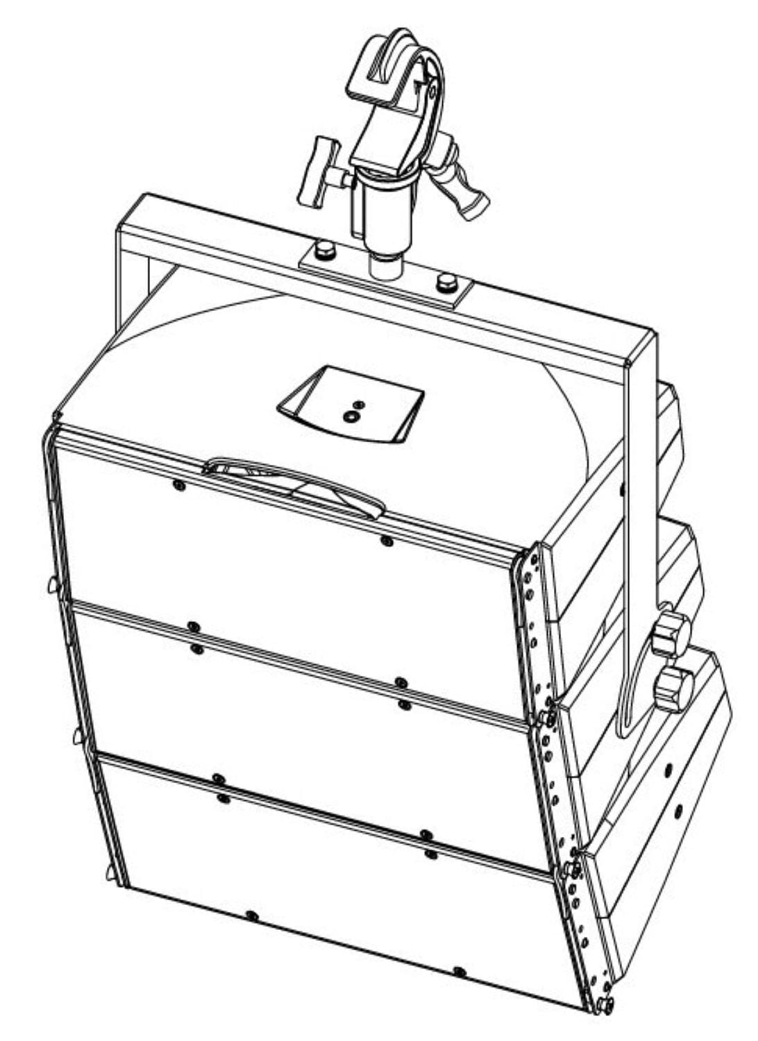 D&B Audiotechnik Z5010.000.02 TV Spigot with Fixing Plate - PSSL ProSound and Stage Lighting