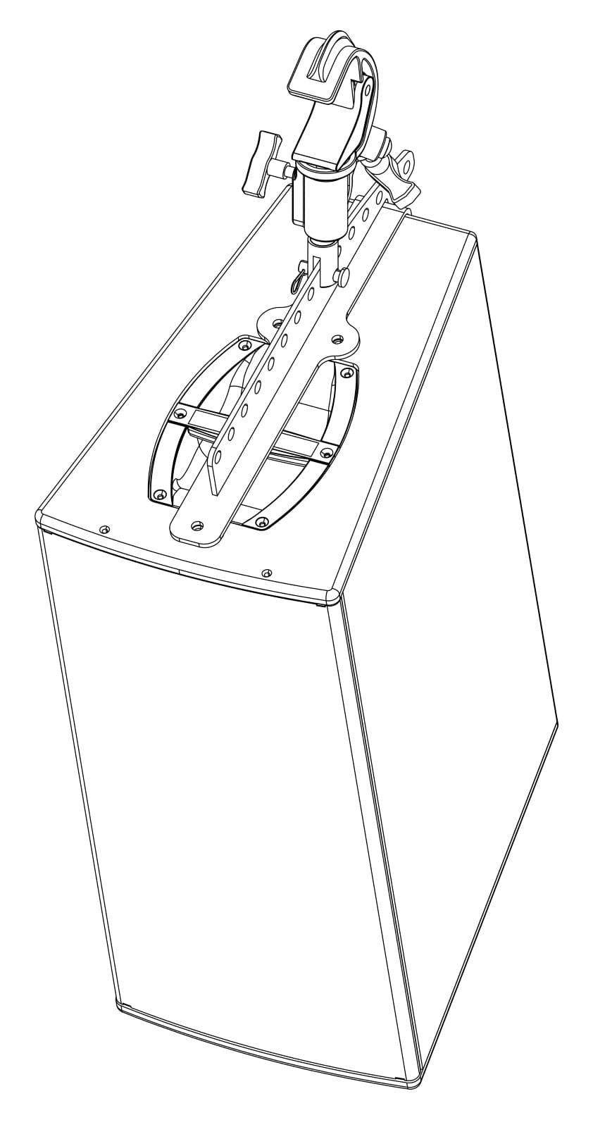D&B Audiotechnik Z5012.500 Pipe Clamp for TV Spigot - PSSL ProSound and Stage Lighting
