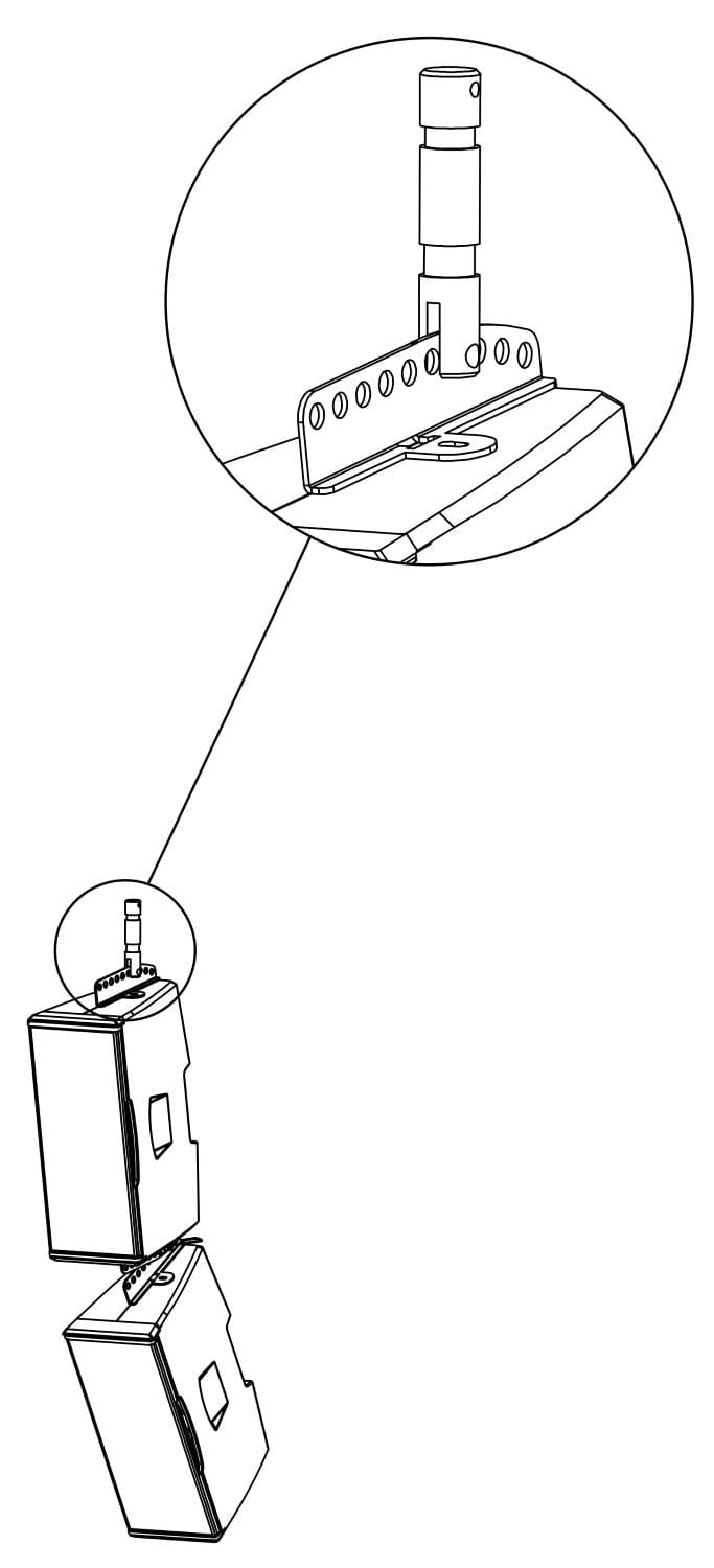 D&B Audiotechnik Z5015.000.00 TV Spigot Flying Adapter 02 - PSSL ProSound and Stage Lighting