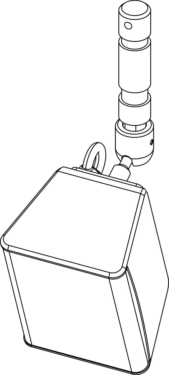 D&B Audiotechnik Z5029.000.00 TV Spigot with M10 Thread - PSSL ProSound and Stage Lighting