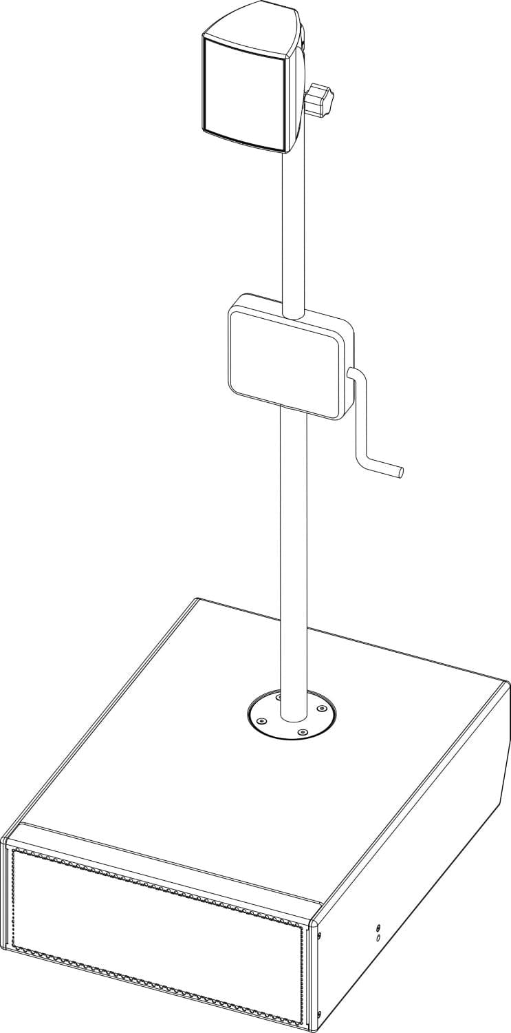 D&B Audiotechnik Z5034.000.00 Stand Adapter with M10 Thread - PSSL ProSound and Stage Lighting