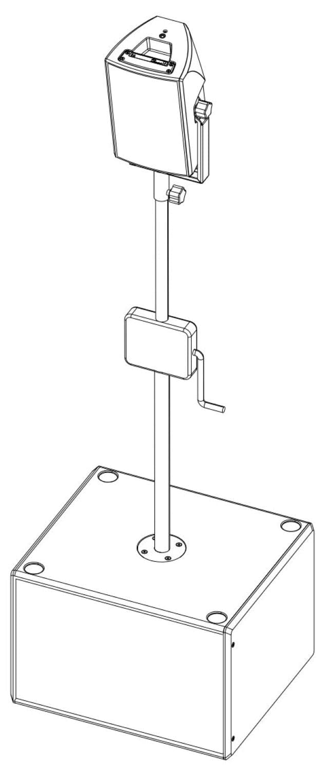 D&B Audiotechnik Z5377.000 E6 Swivel Bracket - PSSL ProSound and Stage Lighting