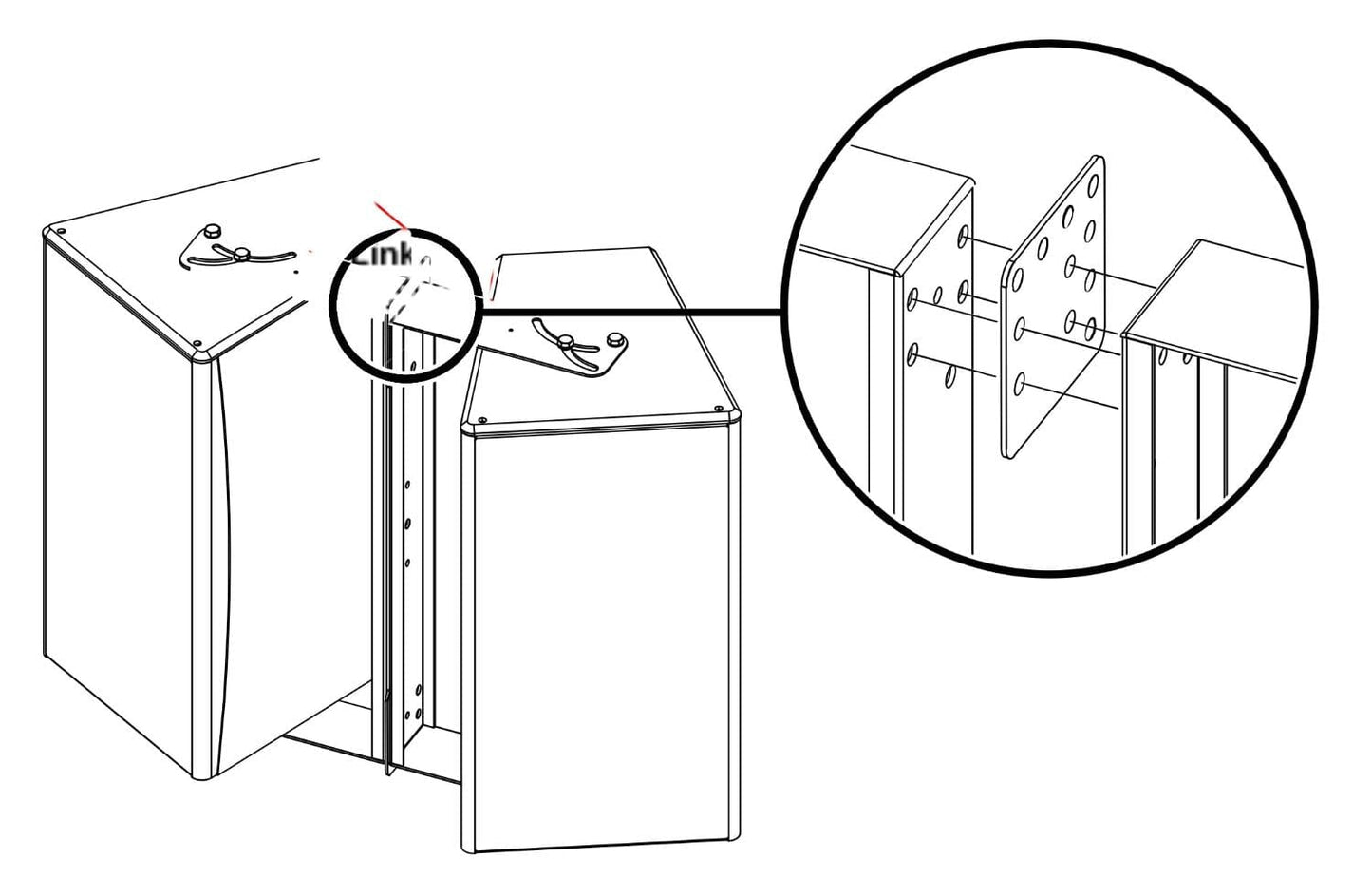 D&B Audiotechnik Z5409.000 10S Horizontal Bracket - PSSL ProSound and Stage Lighting