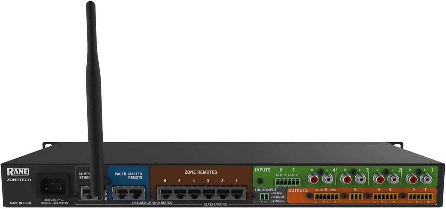 RANE Zonetech Commercial Processor - PSSL ProSound and Stage Lighting
