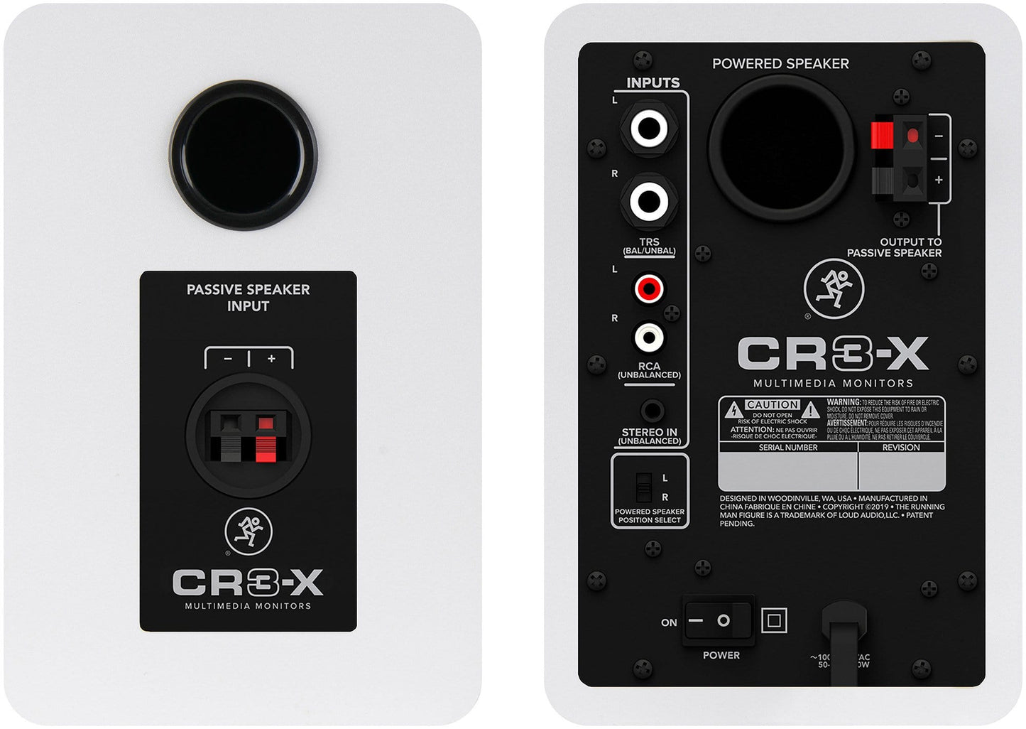 Mackie CR3-XBTLTD 3"" Monitors w/ BT - White (Pair) - ProSound and Stage Lighting