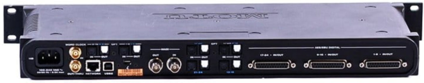 Motu 112D 112-Ch USB-Thunderbolt AVB Interface - Solotech