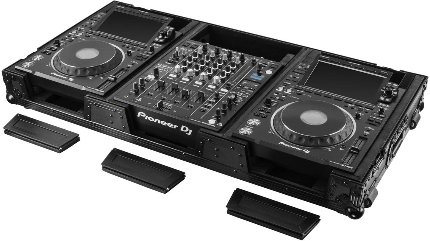 Odyssey FZ12CDJWXD2BL Black 12-Inch DJ Mixer Coffin - Solotech