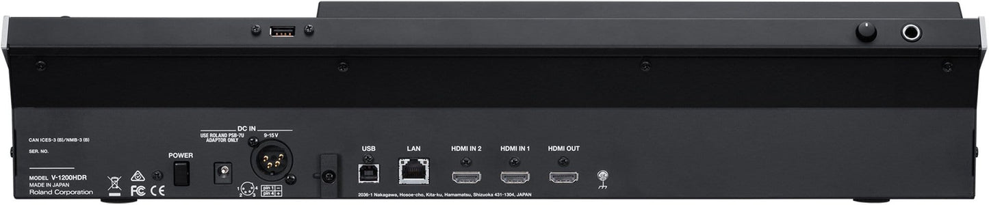 Roland V-1200HDR Control Surface for V-1200HD - ProSound and Stage Lighting