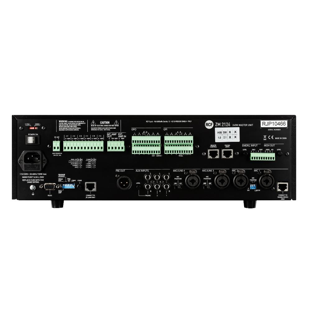 RCF ZM 2124 Amplified Master Unit