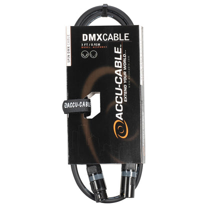 Elation AC5PDMX3 3', 5 PIN XLR DMX CABLE