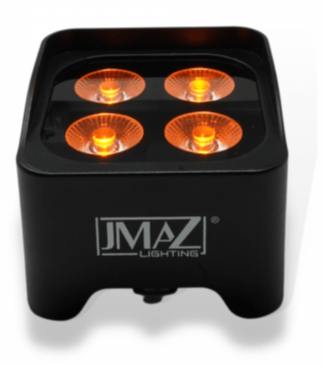 JMAZ Galaxy Par 4S 6 Unit Battery Powered Uplights Package w/ Carrying Bag - PSSL ProSound and Stage Lighting