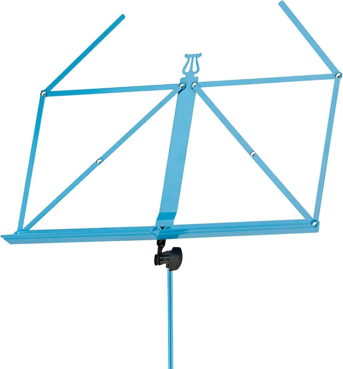 K&M 10010.000.33 Adjustable 3 Piece Music Stand - Ocean Blue - PSSL ProSound and Stage Lighting