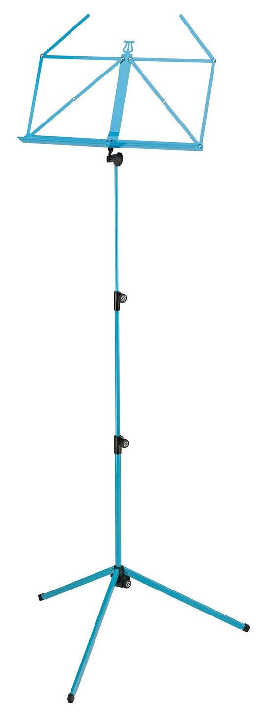 K&M 10010.000.33 Adjustable 3 Piece Music Stand - Ocean Blue