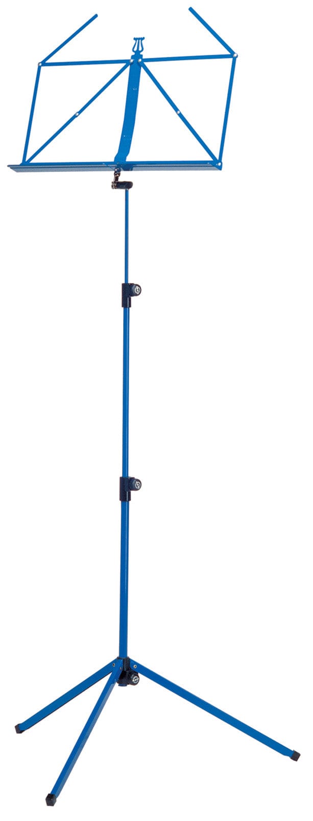 K&M 10010.000.54 Adjustable 3 Piece Music Stand - Blue