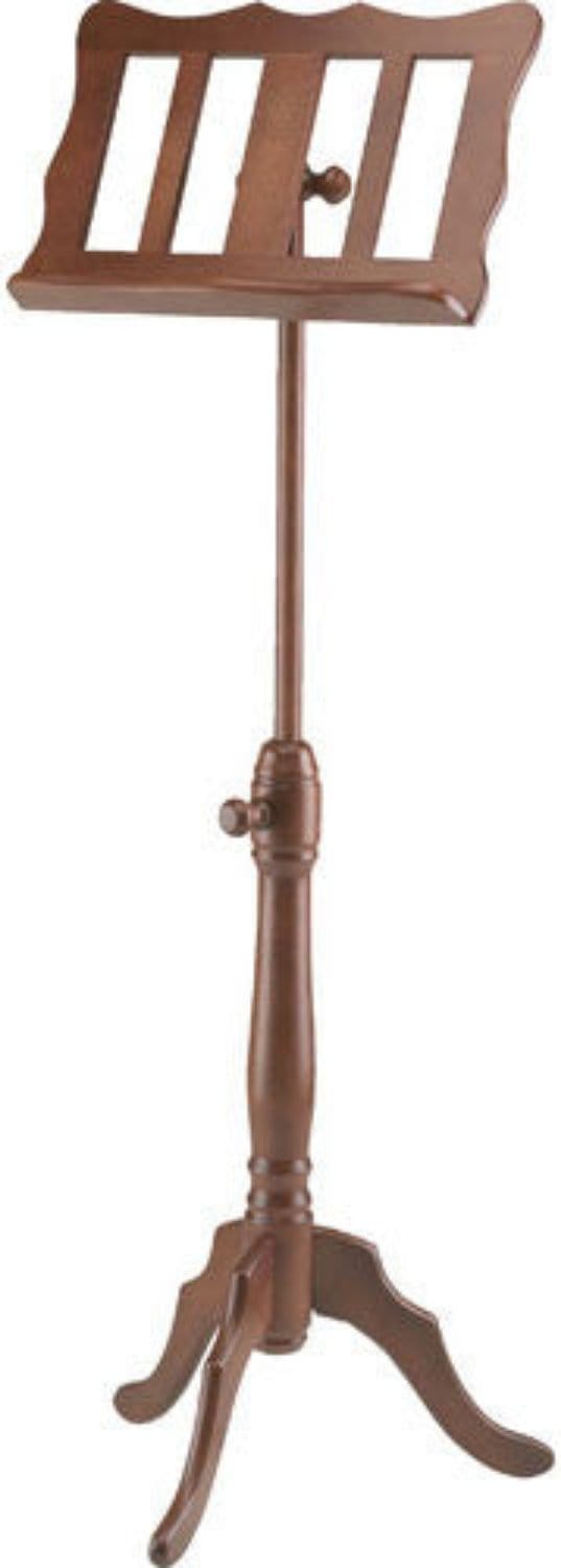 K&M 11701.000.00 Wooden Music Stand - Walnut - PSSL ProSound and Stage Lighting