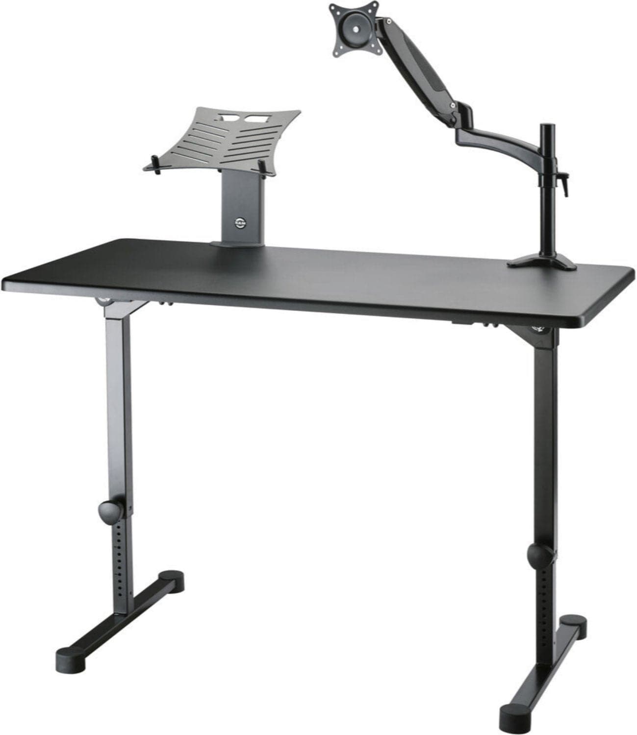 K&M 12170.000.55 DJ Desk - Black - PSSL ProSound and Stage Lighting