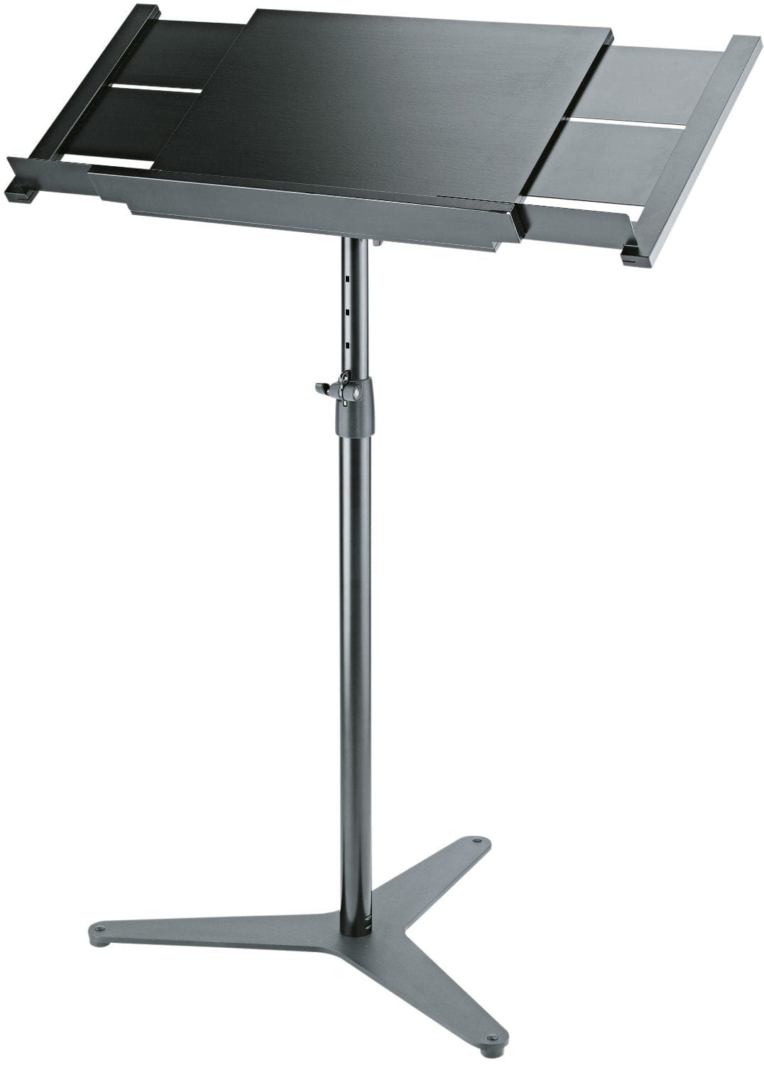 K&M 12338.000.55 Expandable Orchestra Conductor Stand Desk - Black - PSSL ProSound and Stage Lighting